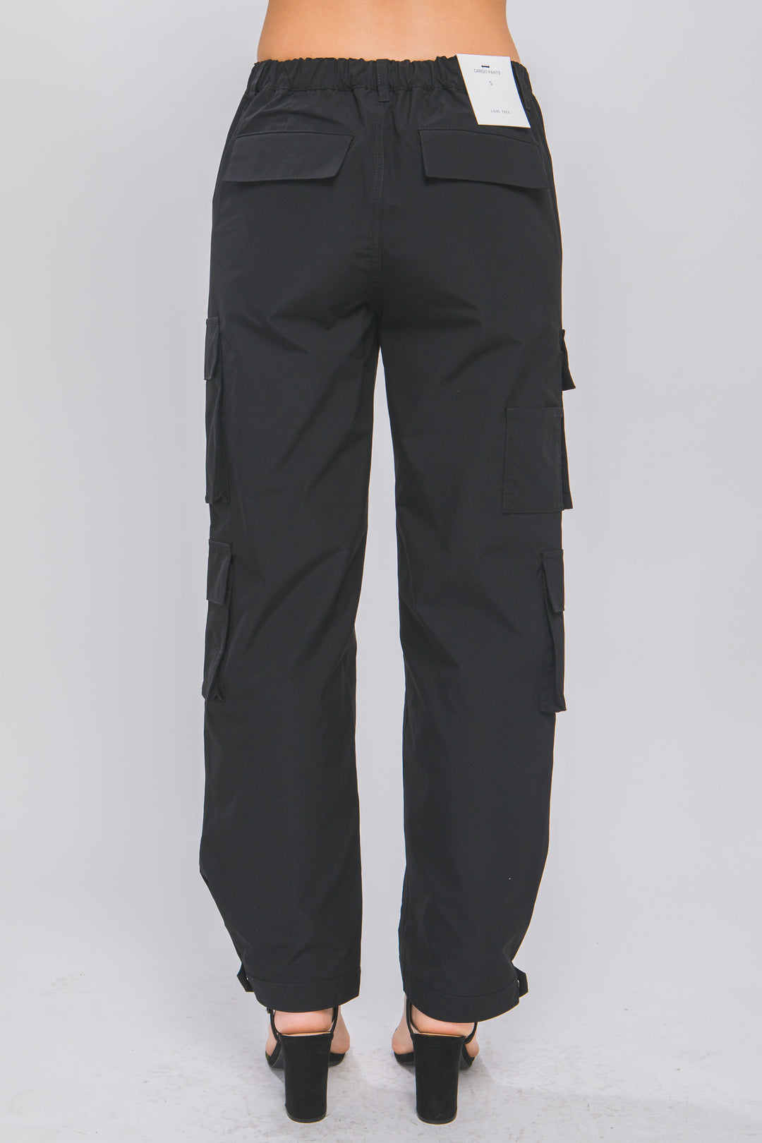 Pantalones Cargo recto Multibolsillos Casual Para Mujer