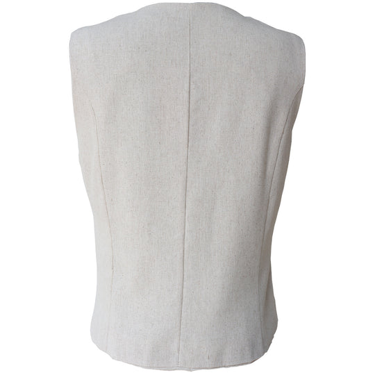 Chaleco Casual Elegante para Mujer con Botones Frontales