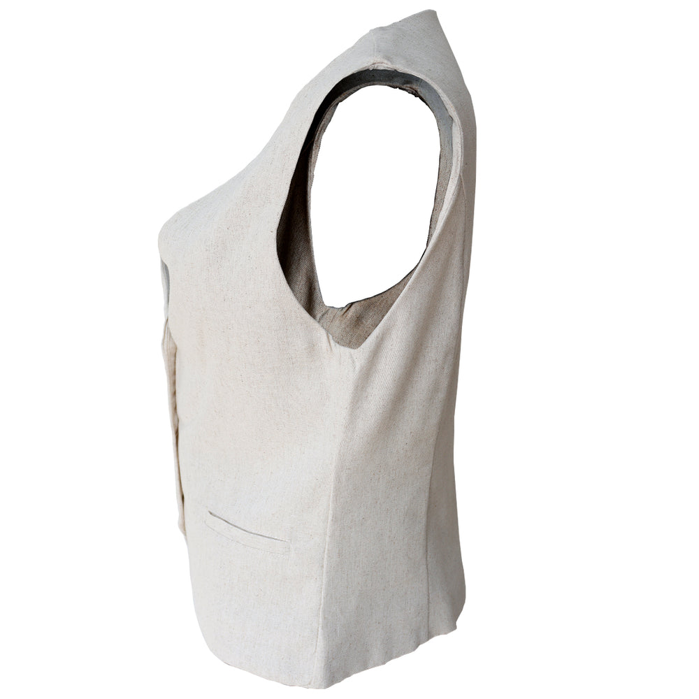 Chaleco Casual Elegante para Mujer con Botones Frontales