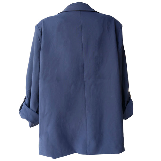 Blazer Para Mujer - Con Mangas 3/4 Y Solapa Clásica