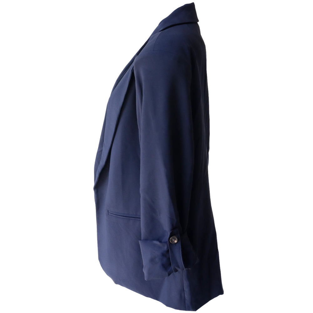 Blazer Para Mujer - Con Mangas 3/4 Y Solapa Clásica