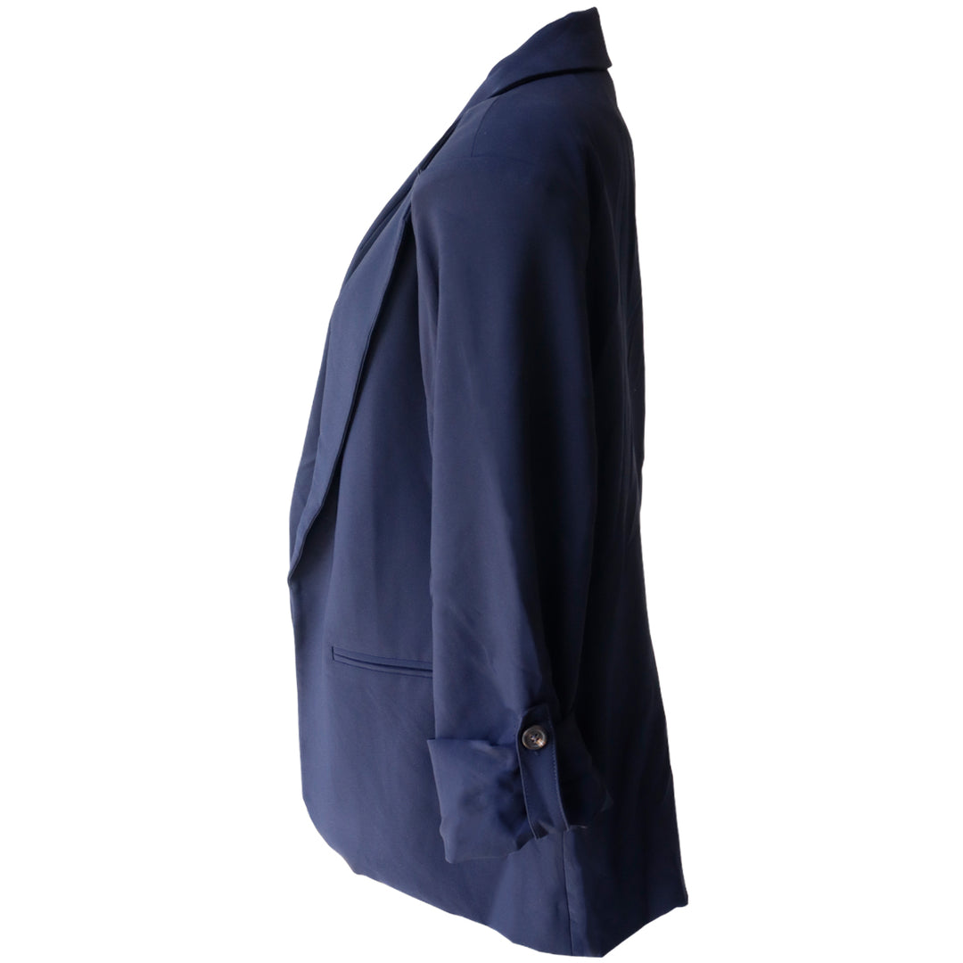 Blazer Para Mujer - Con Mangas 3/4 Y Solapa Clásica