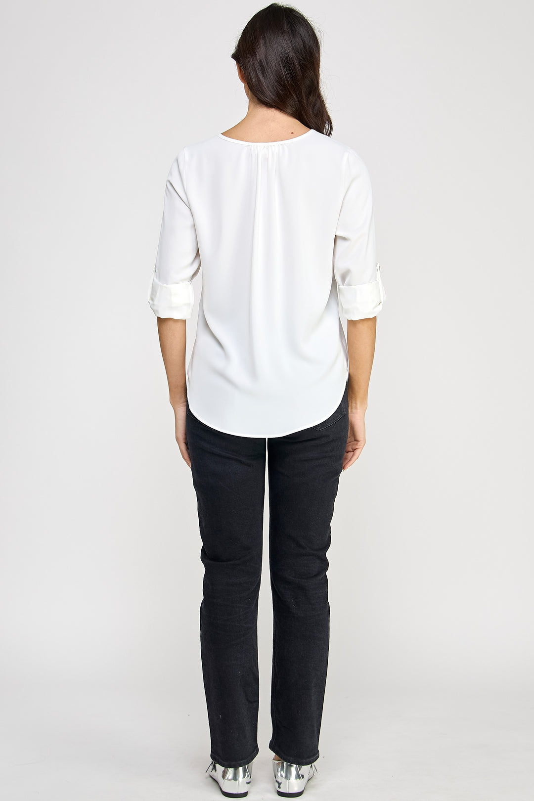 Blusa Corte en V para Dama
