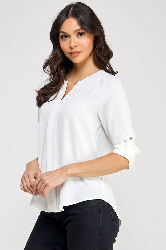 Blusa Corte en V para Dama
