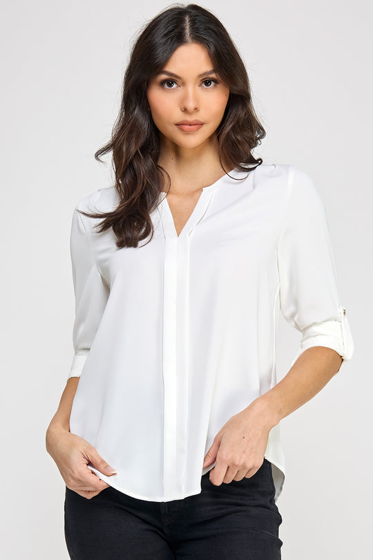 Blusa Corte en V para Dama