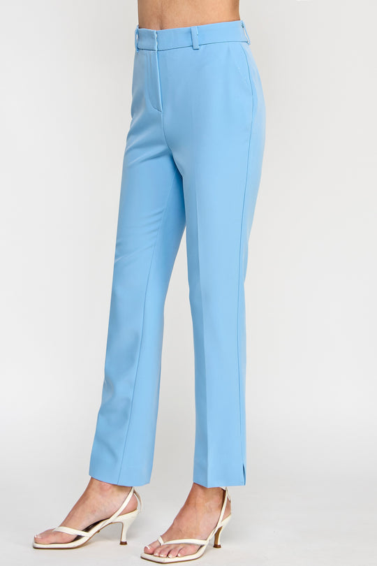 Pantalon Formal Tipo Slim Sin Botones
