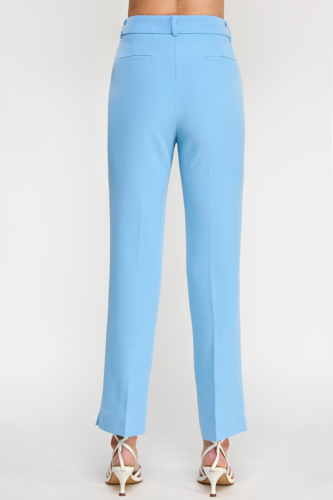 Pantalon Formal Tipo Slim Sin Botones