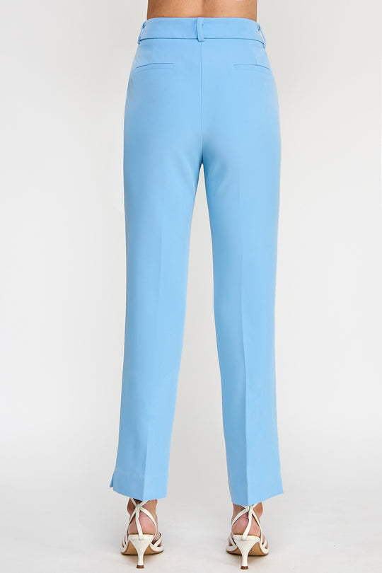 Pantalon Formal Tipo Slim Sin Botones
