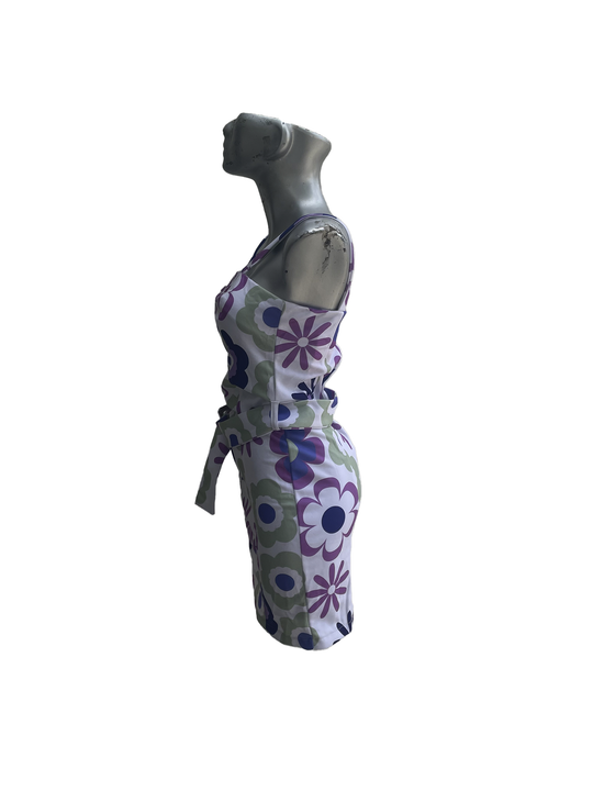 Vestido con Estampado Floreal