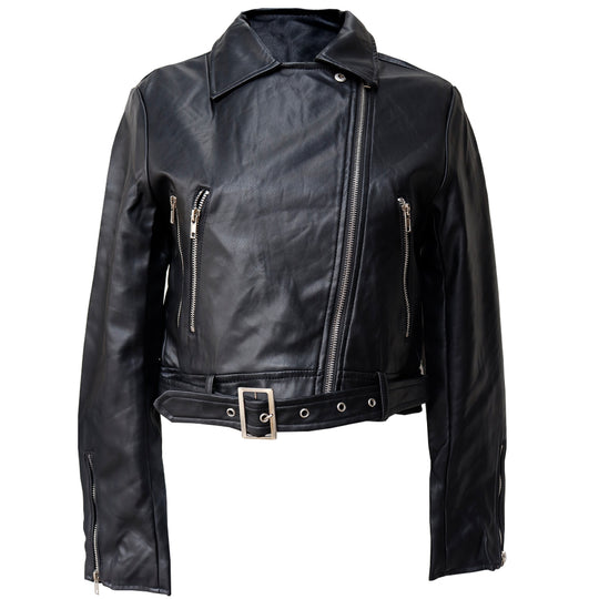Chamarra de Moda Estilo Biker para Mujer