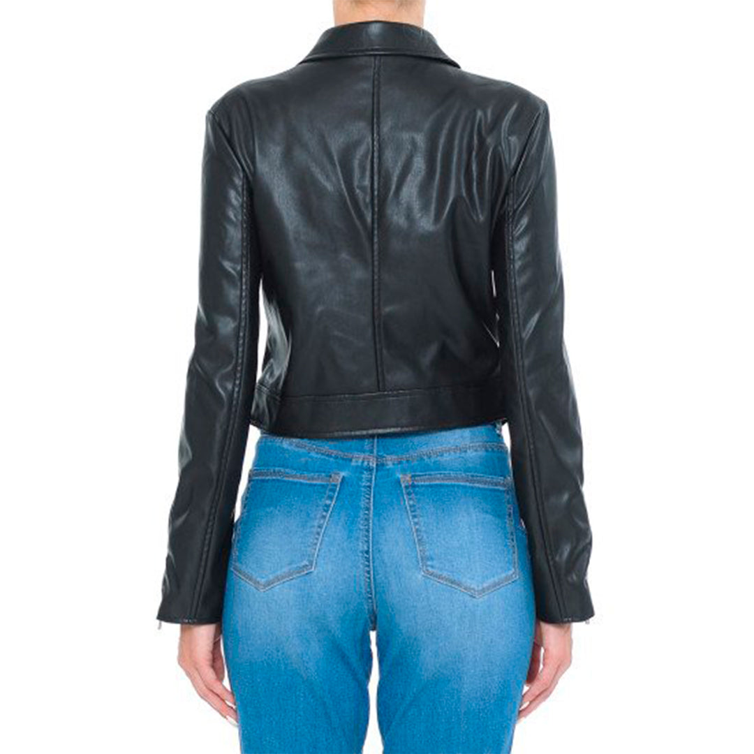 Chamarra de Moda Estilo Biker para Mujer