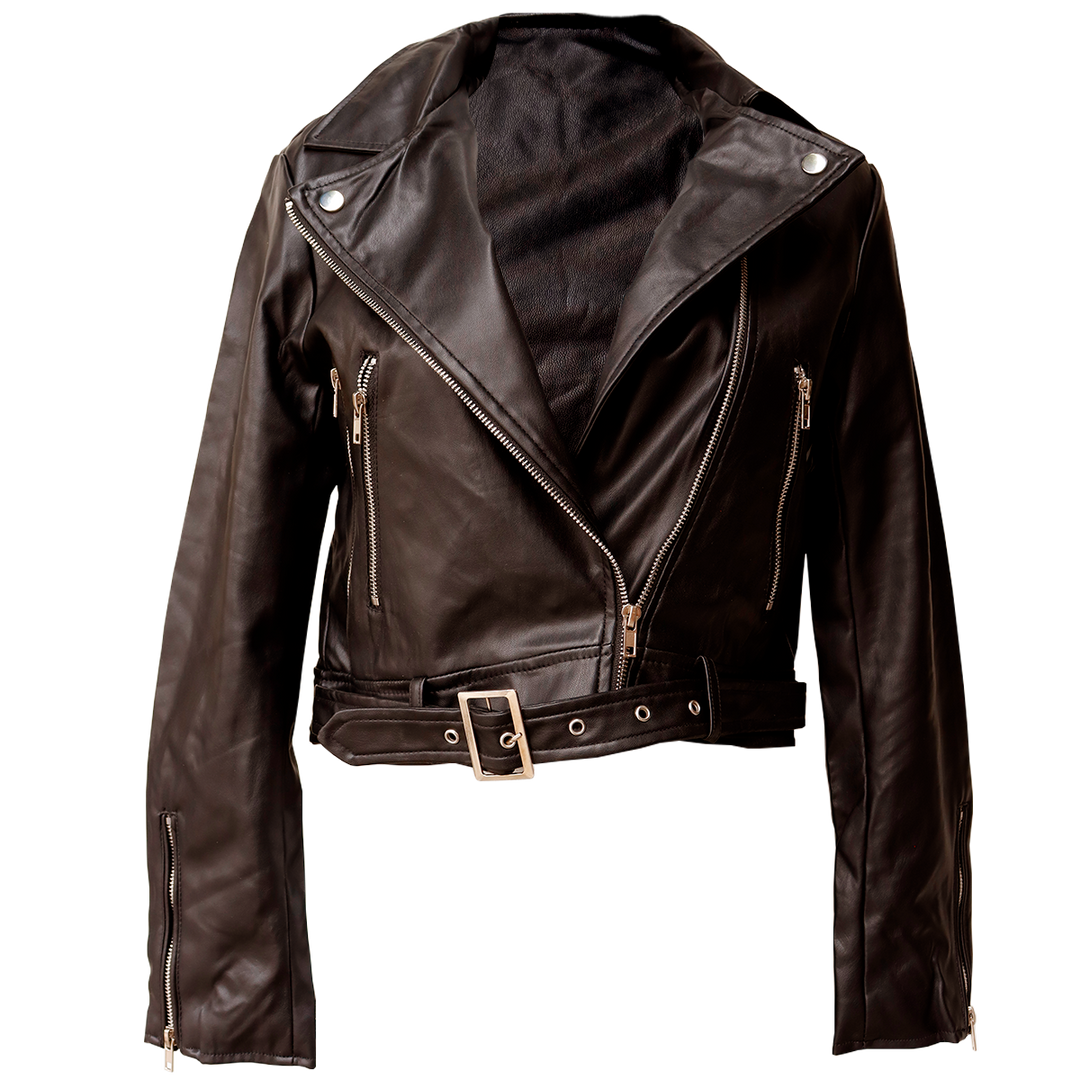 Chamarra de Moda Estilo Biker para Mujer