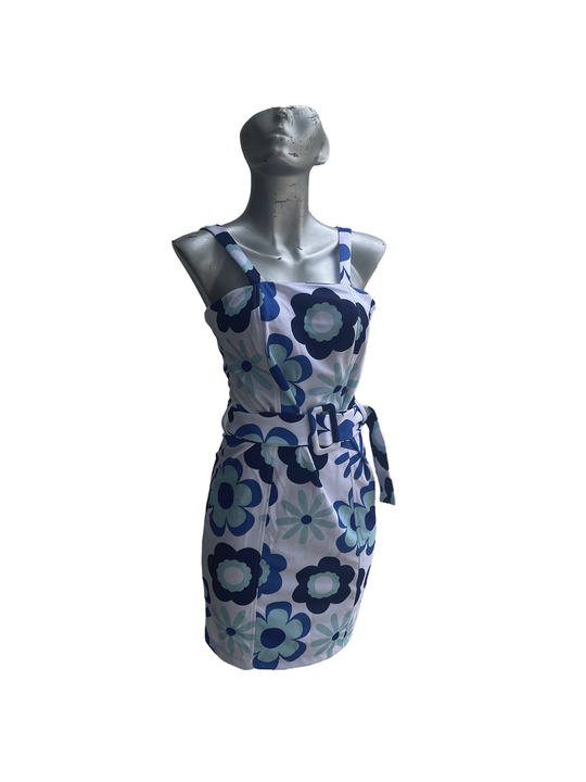 Vestido con Estampado Floreal