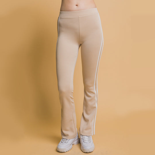 Leggings Cómodos Deportivos con Rayas Laterales