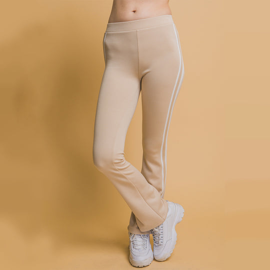 Leggings Cómodos Deportivos con Rayas Laterales