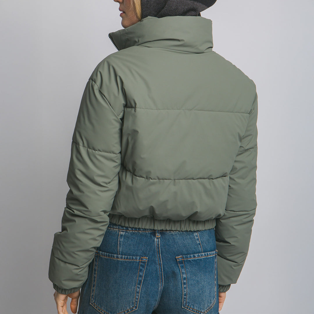 Chaqueta Acolchada Crop para Mujer