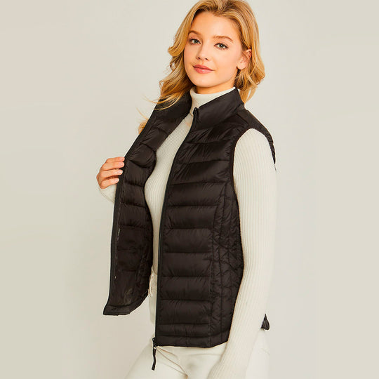 Chaleco Acolchado Ligero con Bolsillos