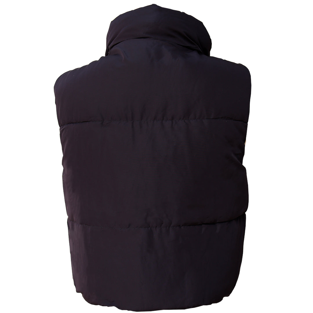 Chaleco Acolchado Reversible con Bolsillos
