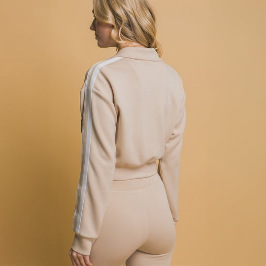 Chaqueta Deportiva con Rayas Laterales