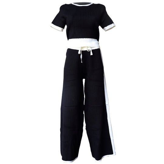 Conjunto Dúo Chic – Top y Pantalón Bicolor