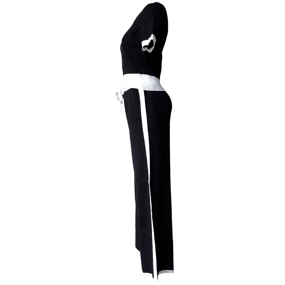 Conjunto Dúo Chic – Top y Pantalón Bicolor
