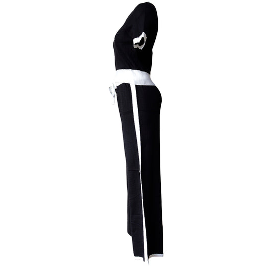 Conjunto Dúo Chic – Top y Pantalón Bicolor