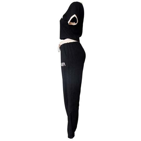 Conjunto Deportivo NASA para Mujer - Top y Pantalon Jogger