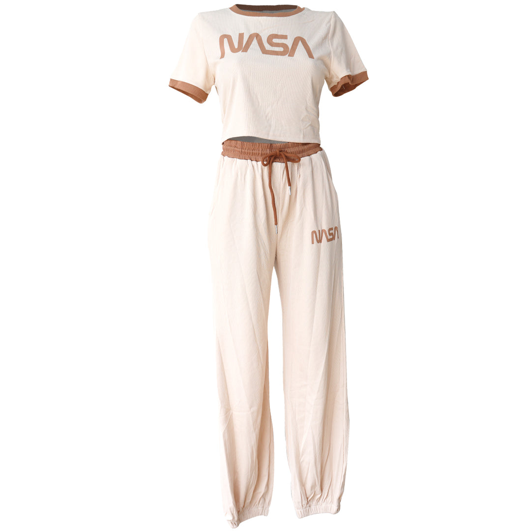 Conjunto Deportivo NASA para Mujer - Top y Pantalon Jogger