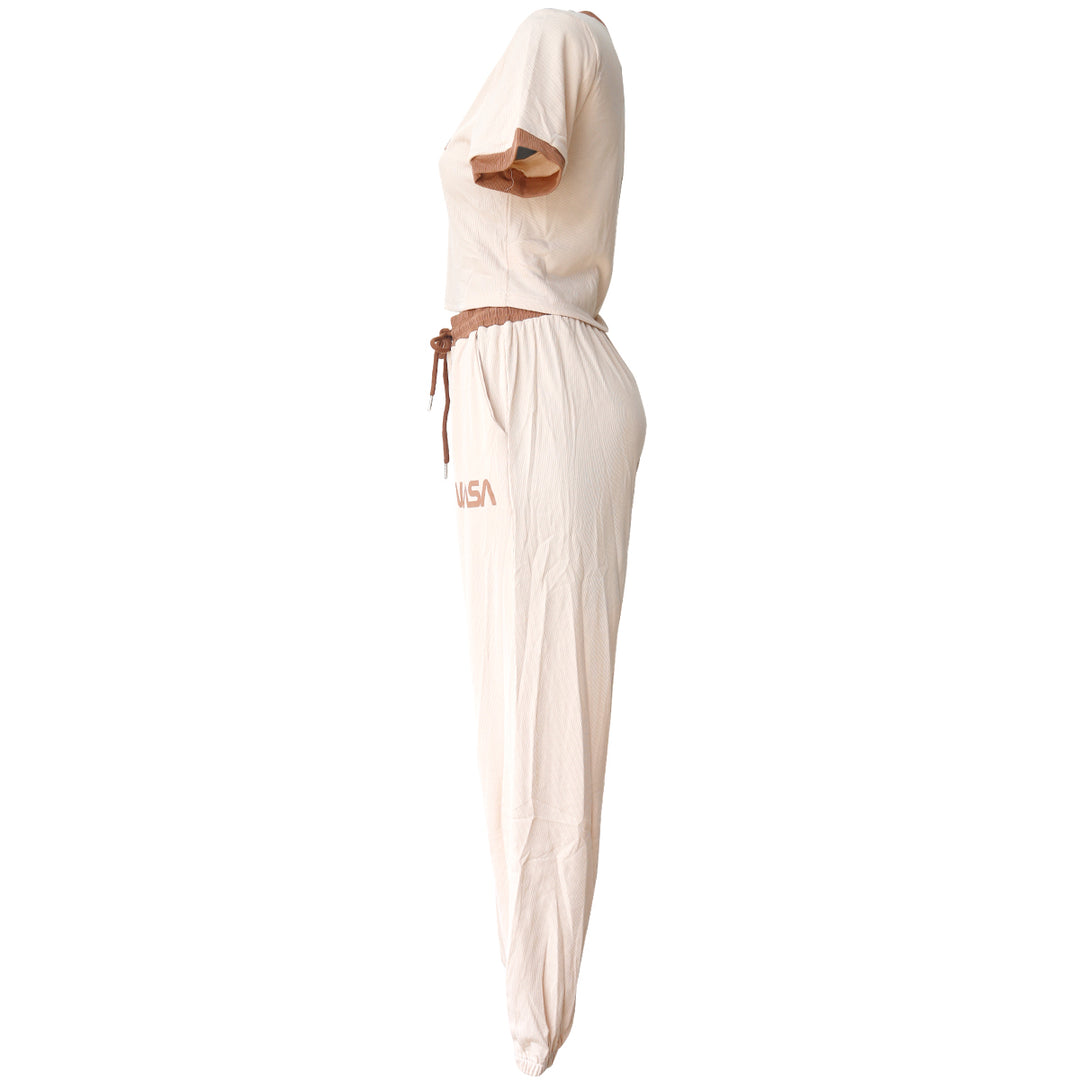 Conjunto Deportivo NASA para Mujer - Top y Pantalon Jogger