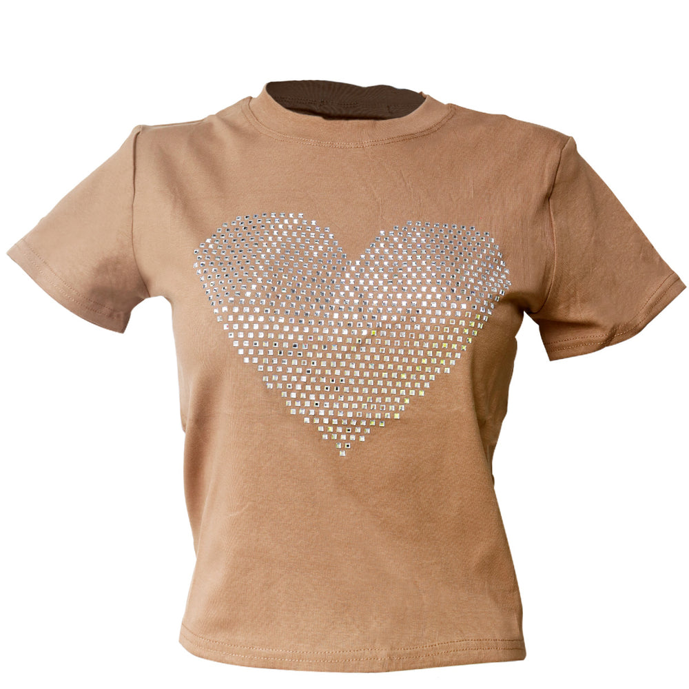 Blusa con Corazón de Estoperoles