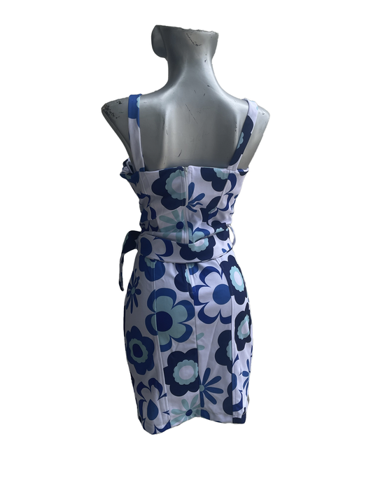 Vestido con Estampado Floreal
