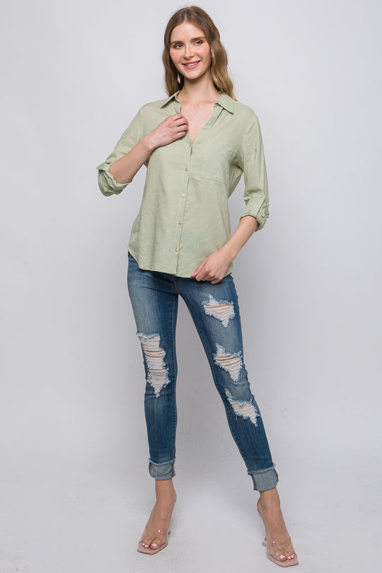 Blusa Casual De Mujer Con Diseño Único