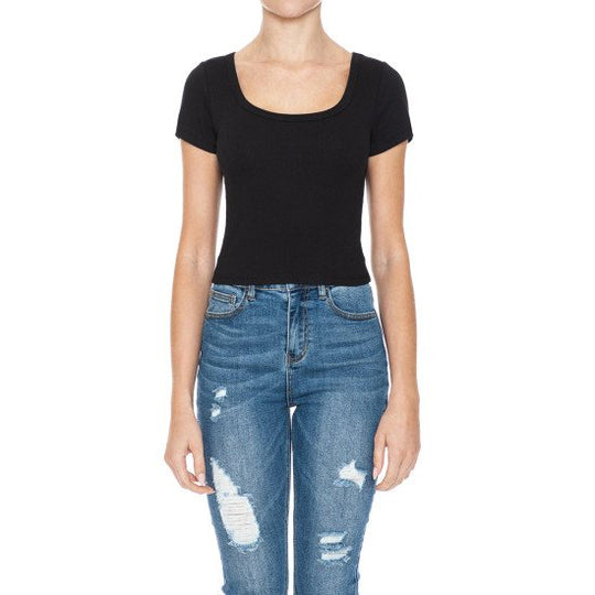 Blusa Tipo Slim Cuello Redondo