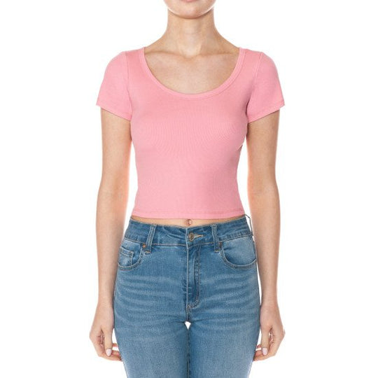 Blusa Tipo Slim Cuello Redondo