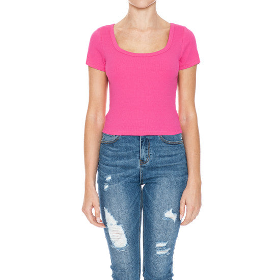 Blusa Tipo Slim Cuello Redondo