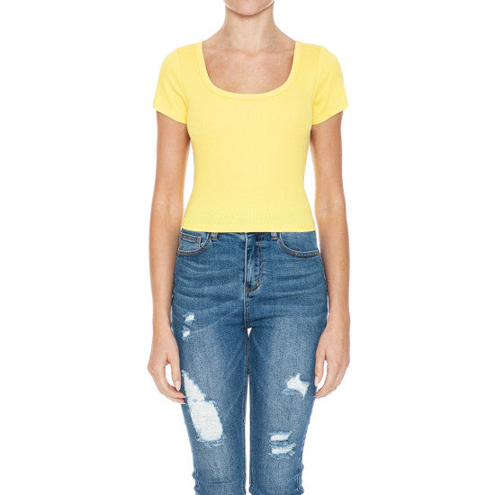 Blusa Tipo Slim Cuello Redondo