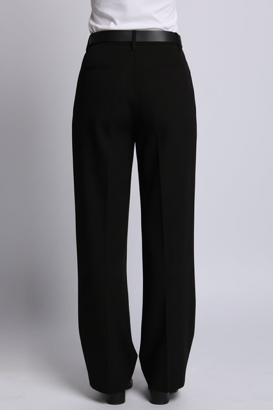 Pantalón Estructurado – Diseño de Pierna Recta con Acabado de Alta Sastrería