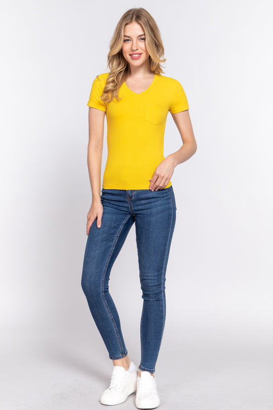 Blusa de dama, manga corta, primavera