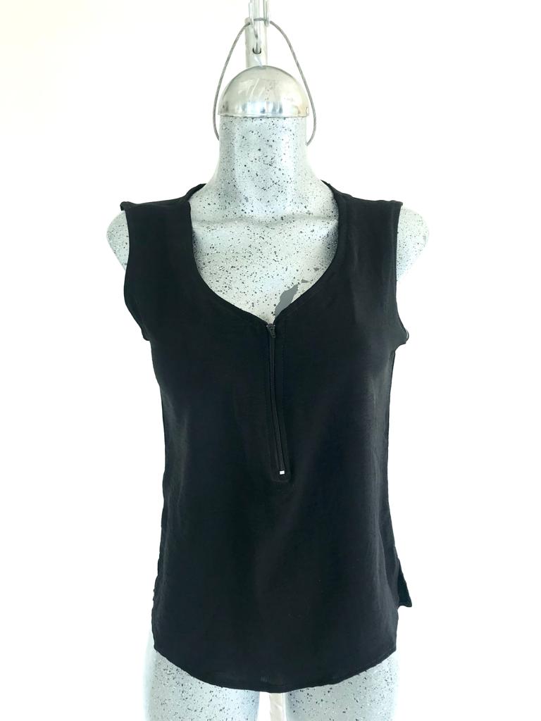 Blusa con cierre al frente cheap