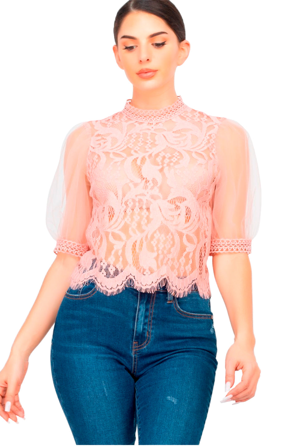 Blusa de Encaje –